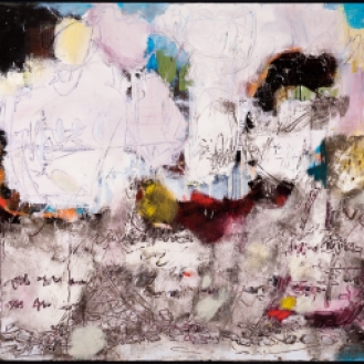 'Beautiful Dream', Mixed Media on Canvas, 200x260cm, 2018